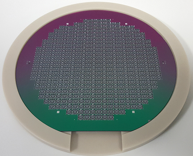 Prozessierter Waferverbund.