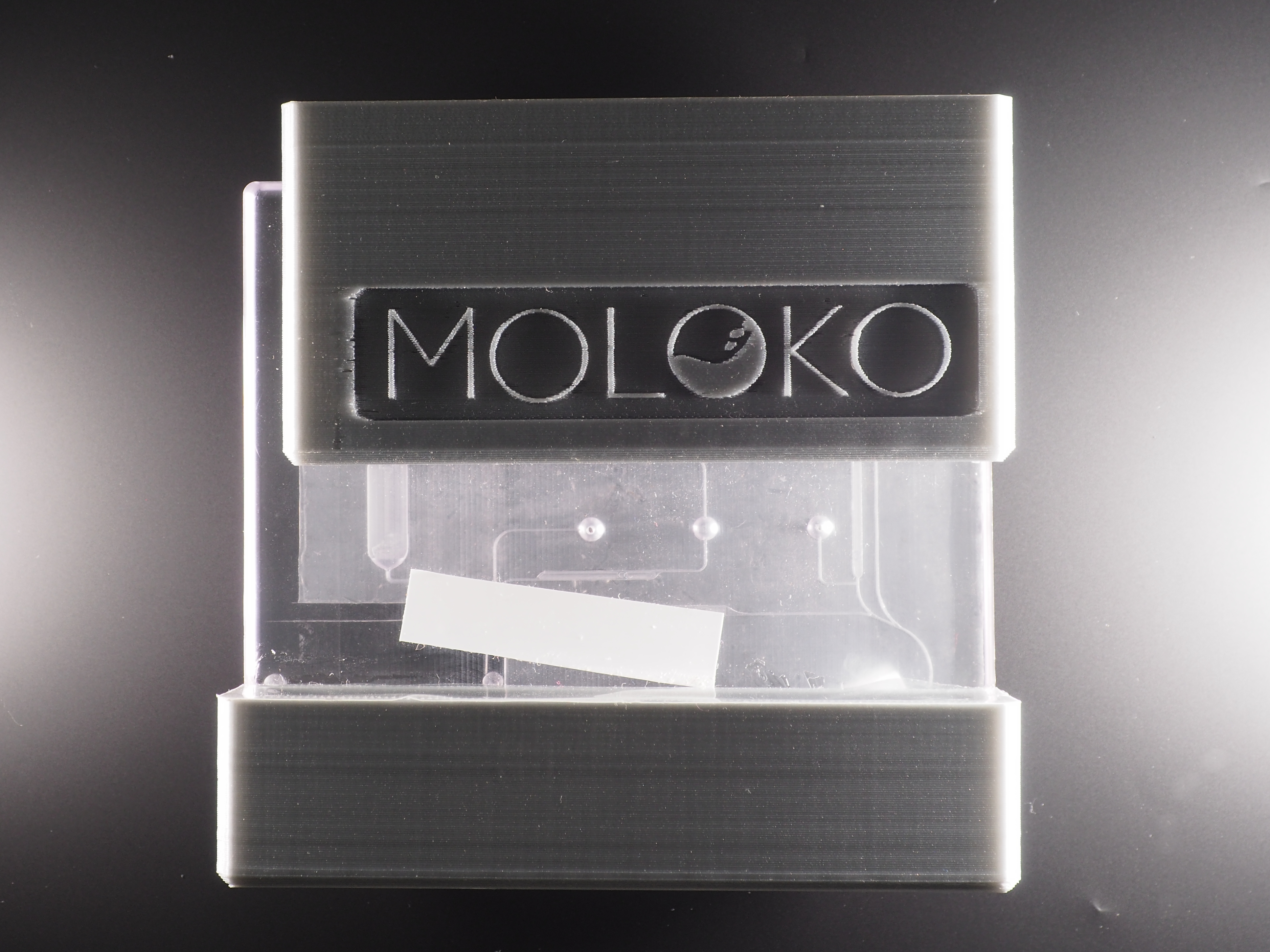 Mikrofluidische Kartusche für das MOLOKO-Projekt.