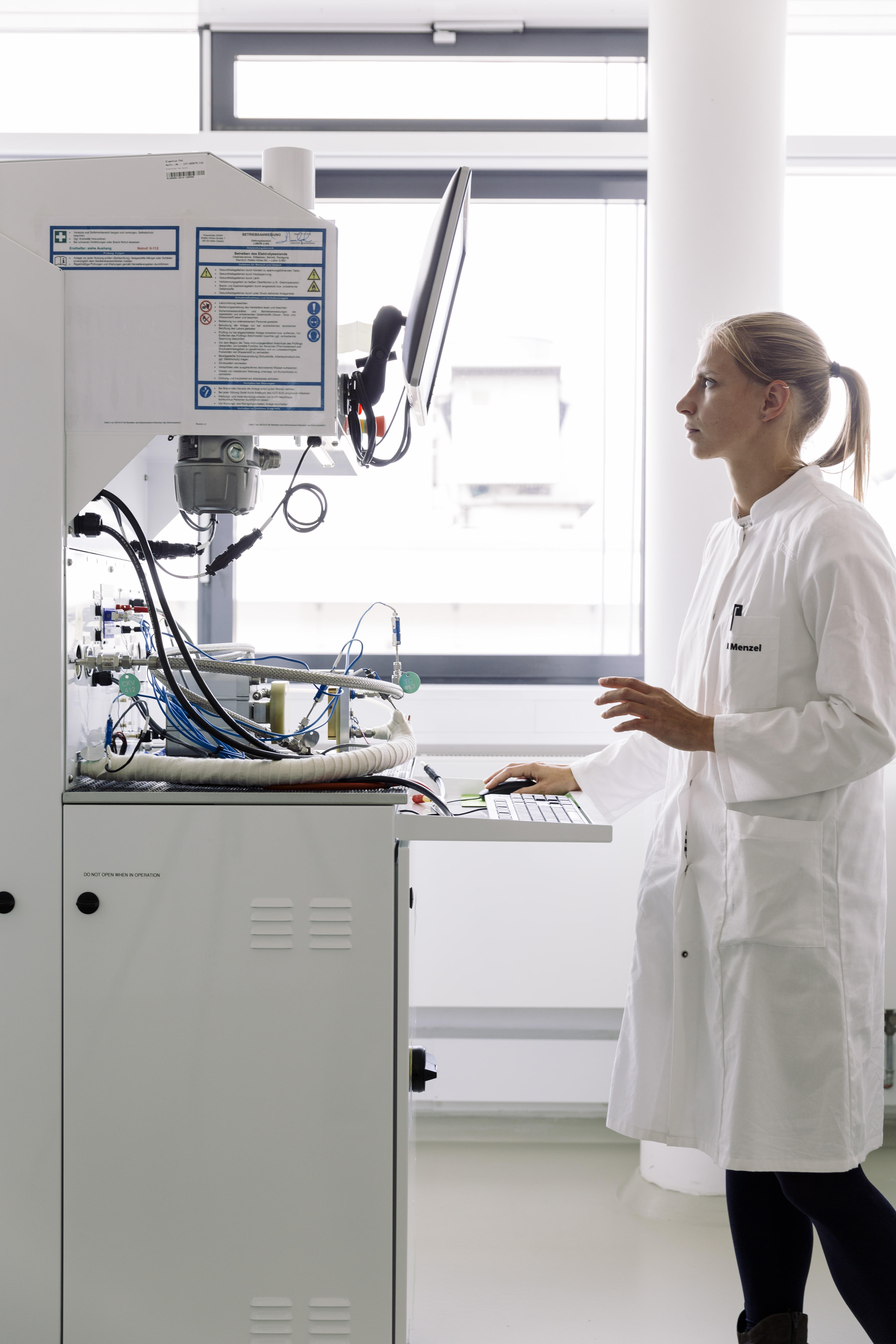 Die Diagnostik der in Elektrolyseuren eingesetzten Materialien ist entscheidend für die Leistungsfähigkeit und Lebensdauer. Quelle: Fraunhofer IMWS