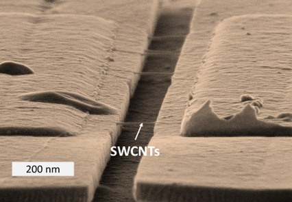 Suspended CNTs with stress control Suspended CNTs with stress control.