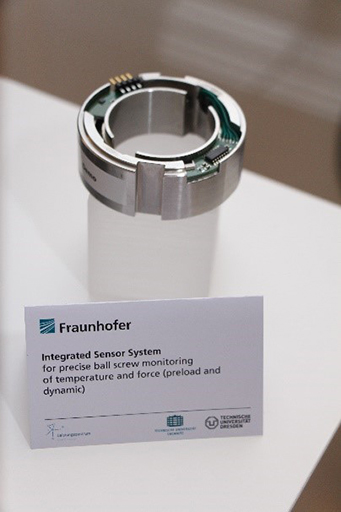 Integrated sensor system for precise ball screw monitoring of temperature and force. Integrated sensor system for precise ball screw monitoring of temperature and force.