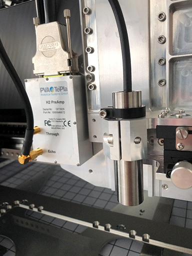 Scanning Acoustic Microscope (SAM)-Transducer.