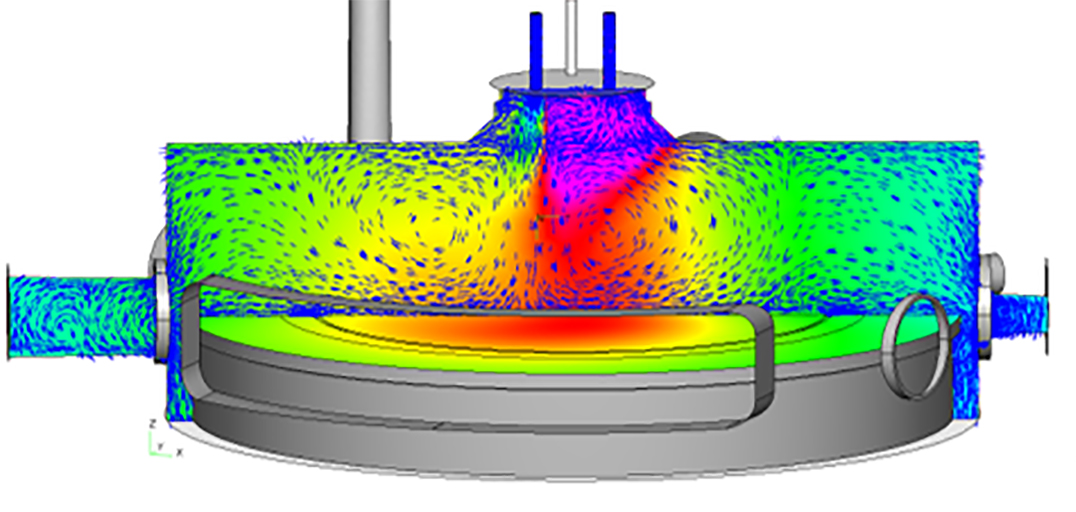 ALD reactor model.