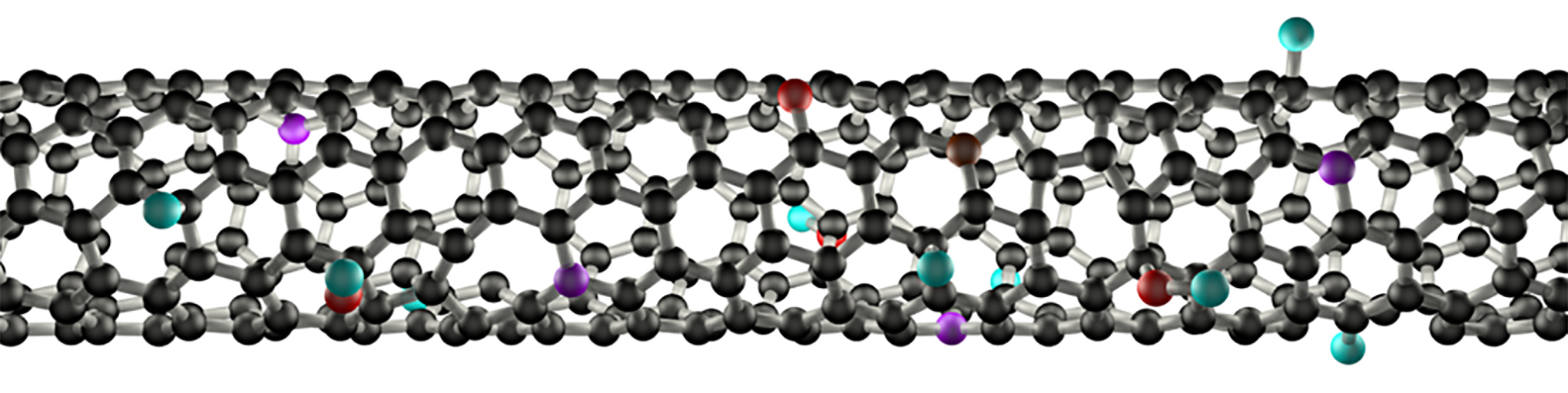 CNTs with defects.